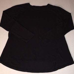 LULULEMON Women’s Sz 10 ? Black Athletic LS Top